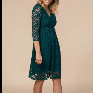 NWOT Elegant Green Lace Dress